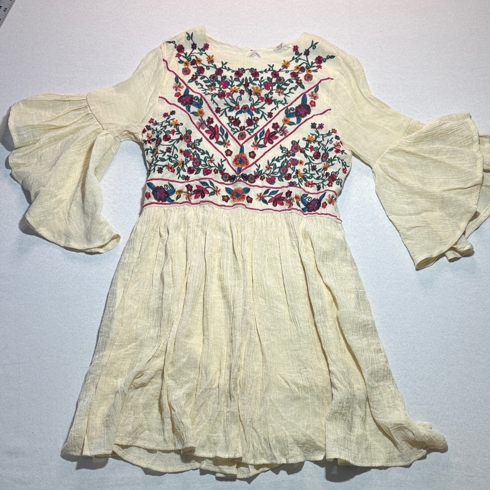 Altar'd State Dress with Floral Embroidery